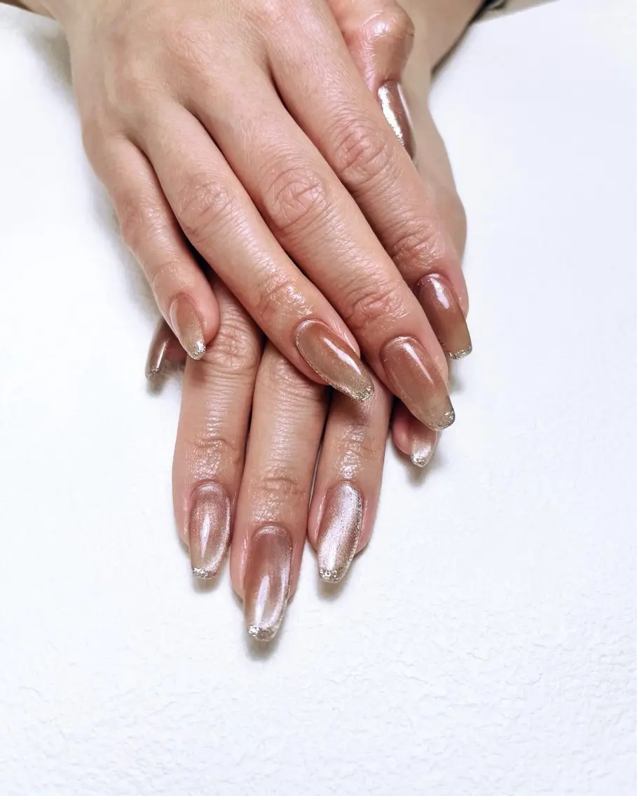 ネイル 氷ネイル・うるうるネイル キラキラネイル マグネットネイル nail room.のネイルデザイン