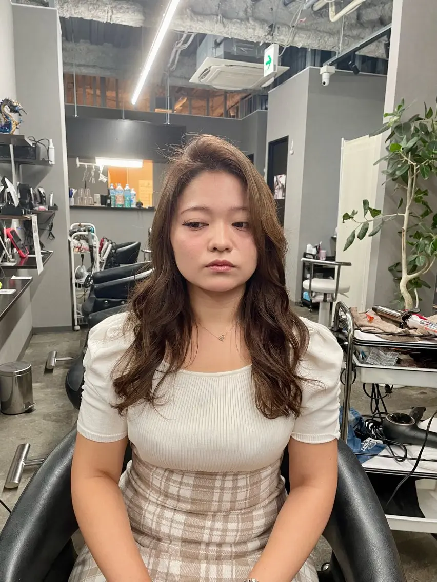 ロング カラー ヘアアレンジ ヘアカラー ヘアセット 🌻ミラクル美容師 🌻✨クッポ✨のヘアスタイル