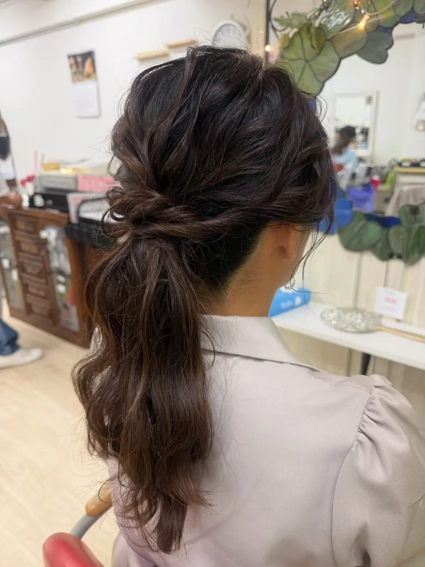 ヘアアレンジ ヘアーアレンジ 新橋銀座、着付けのヘアスタイル