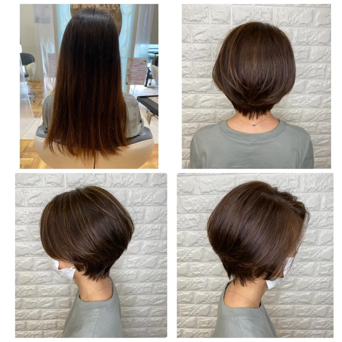 ショート カラー カット ヘアカラー 金沢 広美のヘアスタイル