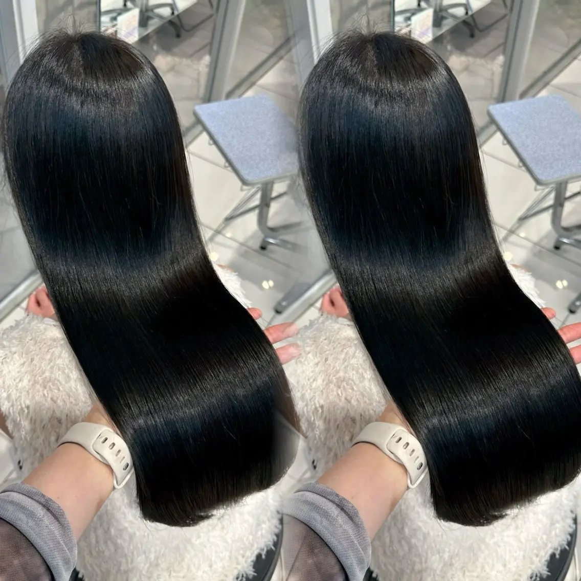 ロング 🩶【巻ける縮毛 矯正】🩶蘭のヘアスタイル