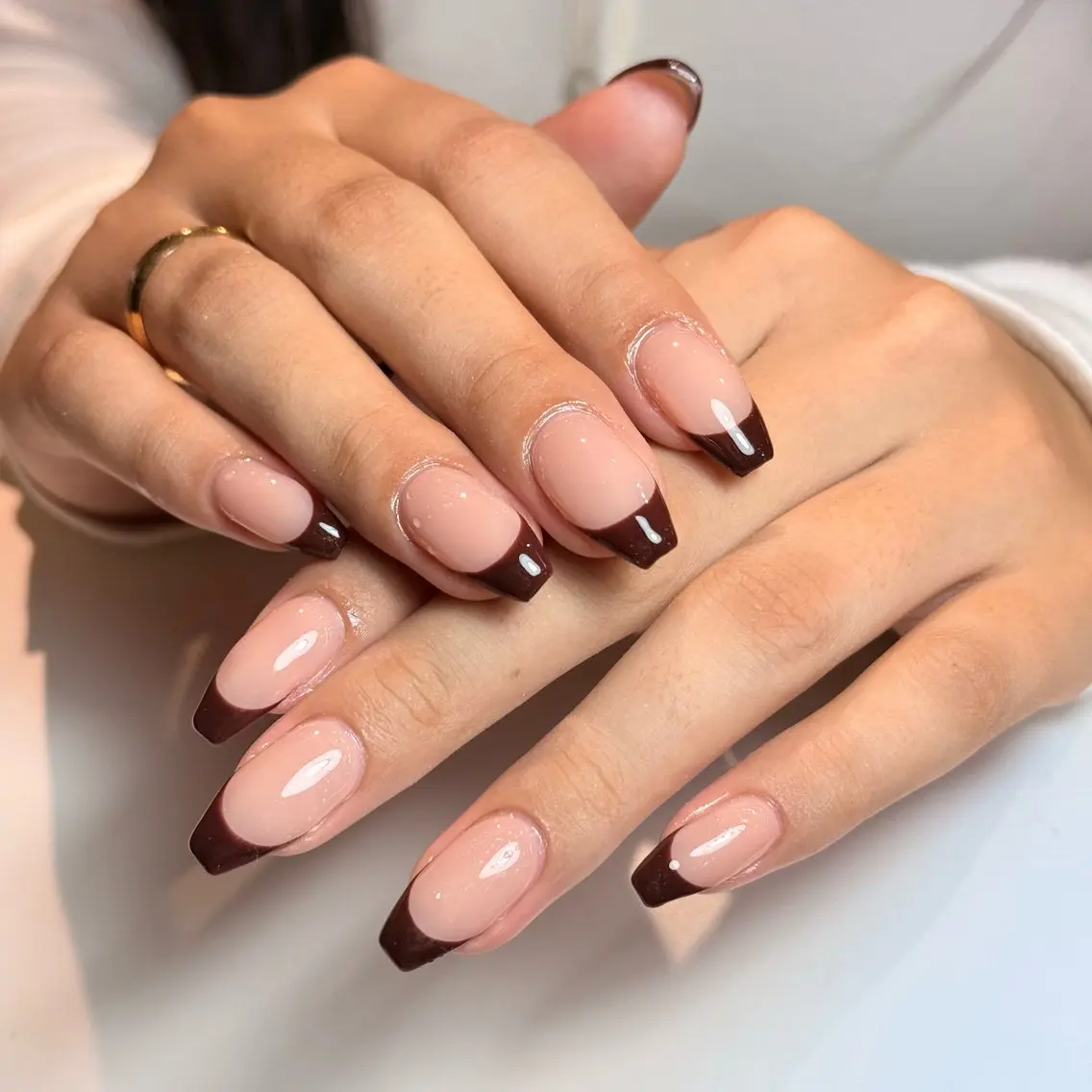ネイル アートネイル チークネイル フレンチネイル グラデーション キラキラネイル ハンドネイル Risa_ Nailのネイルデザイン