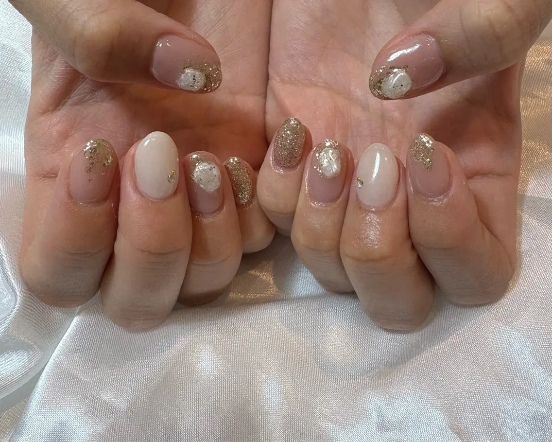 ネイル アートネイル フラッシュネイル フットネイル ジェルネイル マグネットネイル Eri /Lino nailのネイルデザイン