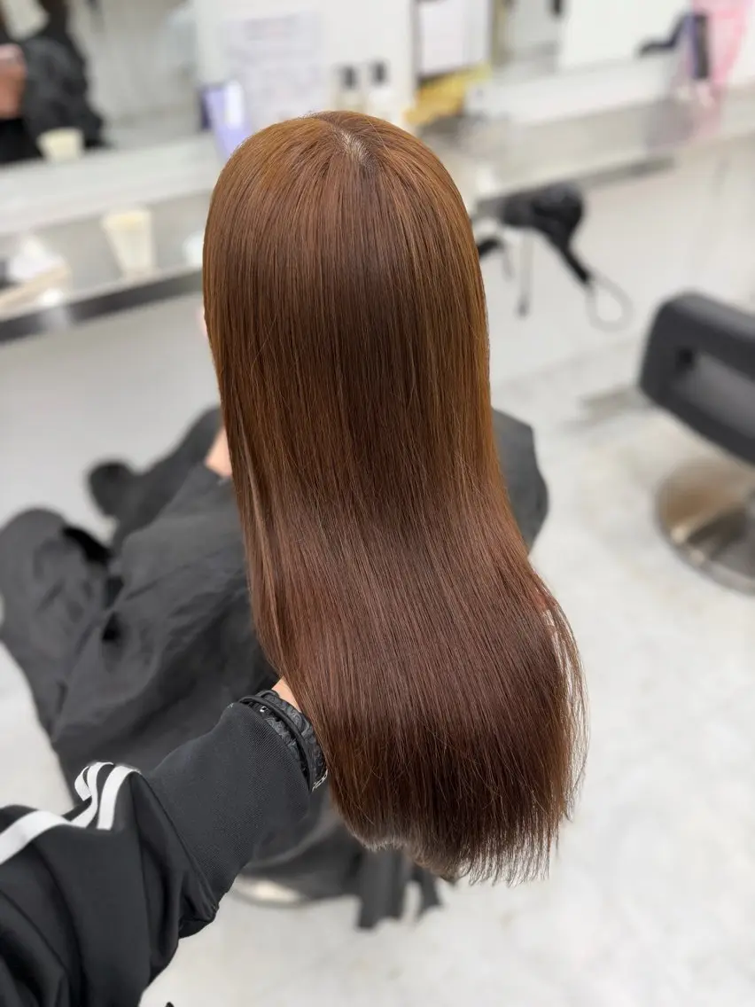 ロング カラー カット ヘアカラー トリートメント 透明感カラー🎀艶髪 Anju/渋谷🎀のヘアスタイル
