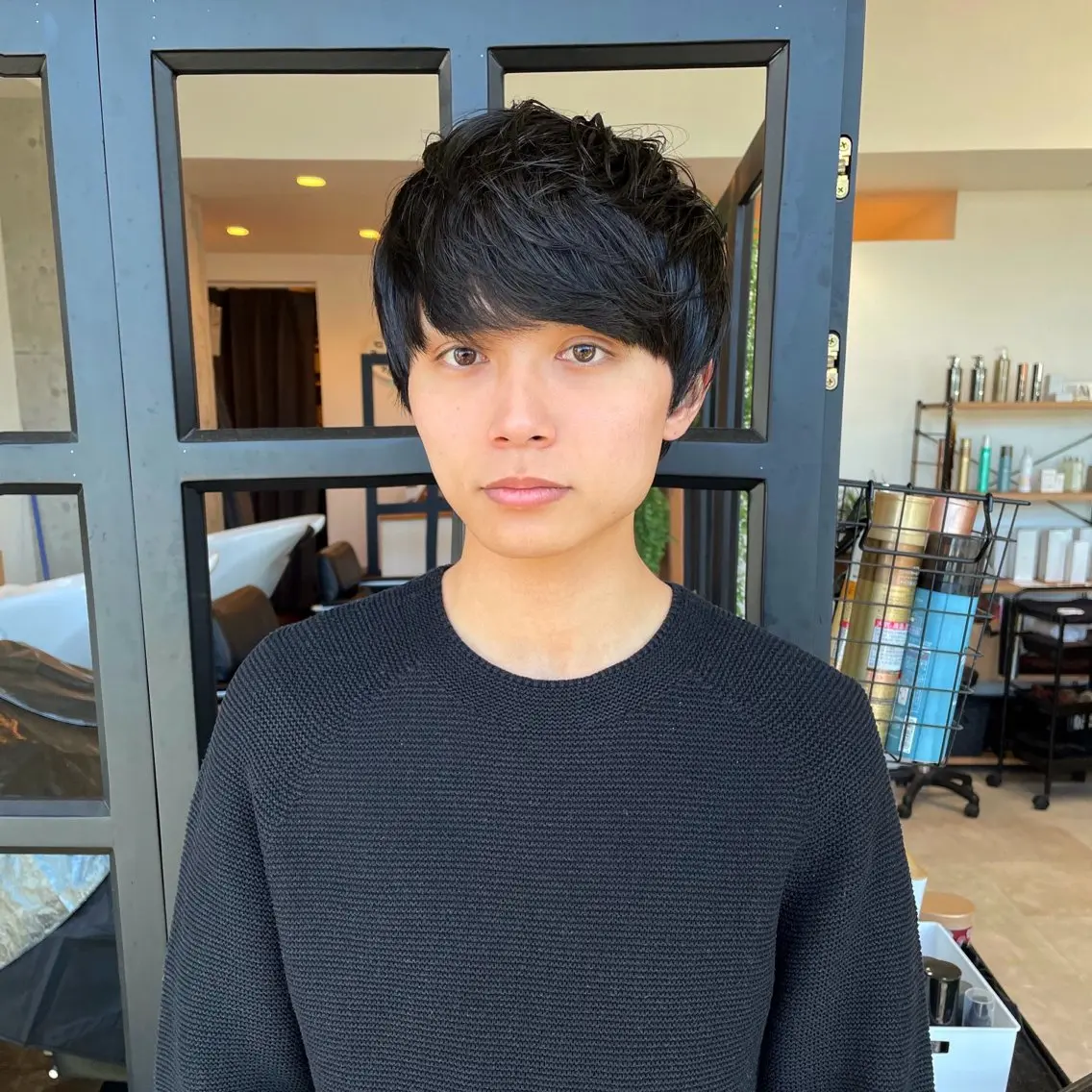 学割メンズカットの写真
