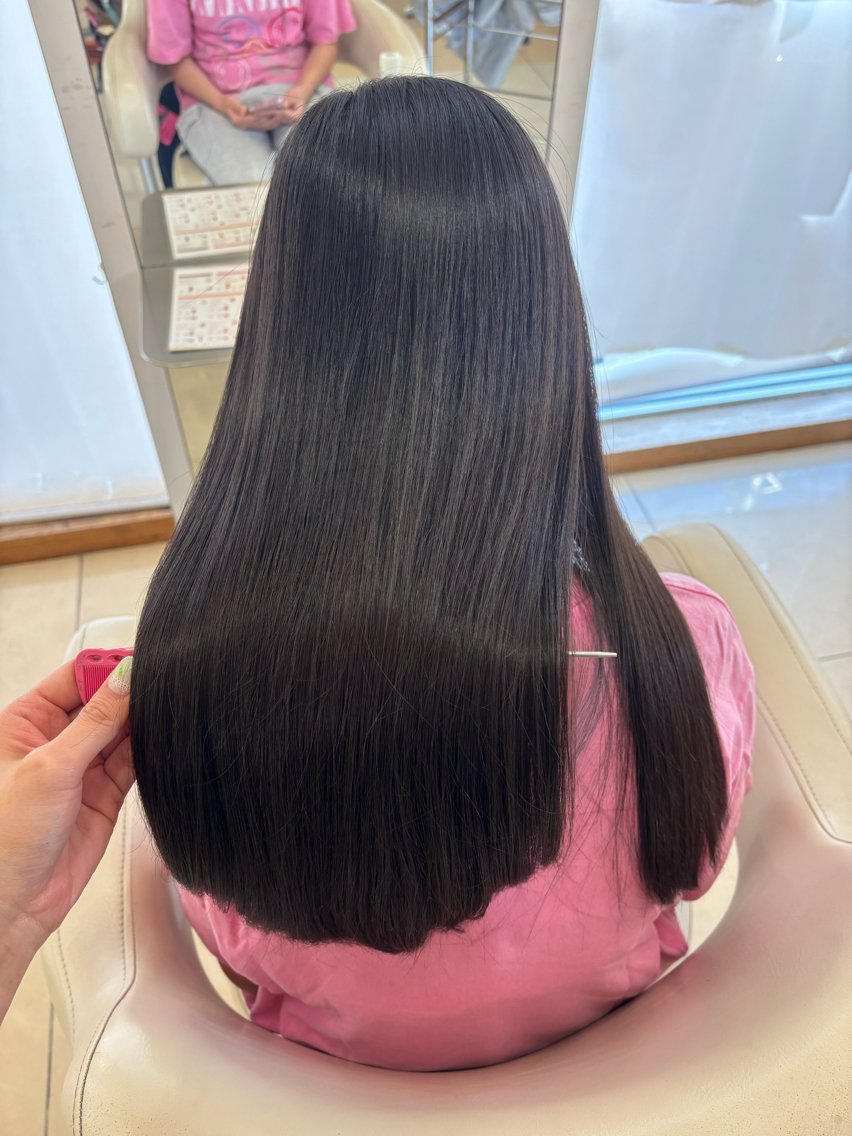 縮毛矯正 トリートメント 💖改善カラー 板倉百花💖のヘアスタイル