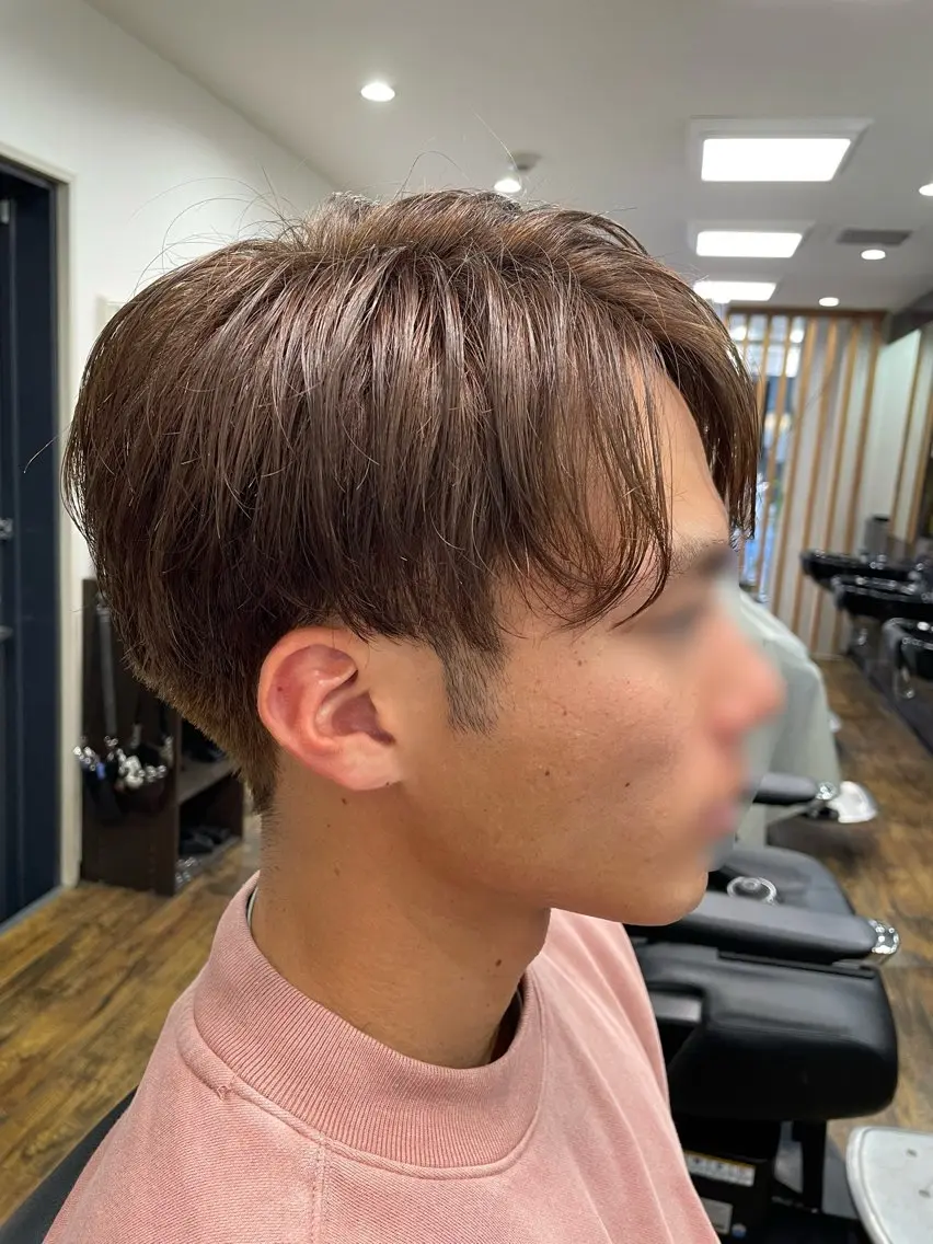 メンズカット＋ヘアカラーの写真
