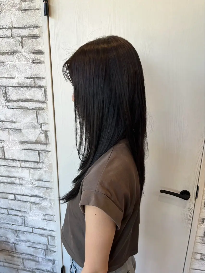 セミロング 兼古 望羽のヘアスタイル
