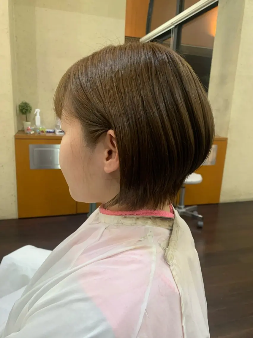 ショート カラー カット ヘアカラー イーストハムネオ高木 亮人🌿のヘアスタイル