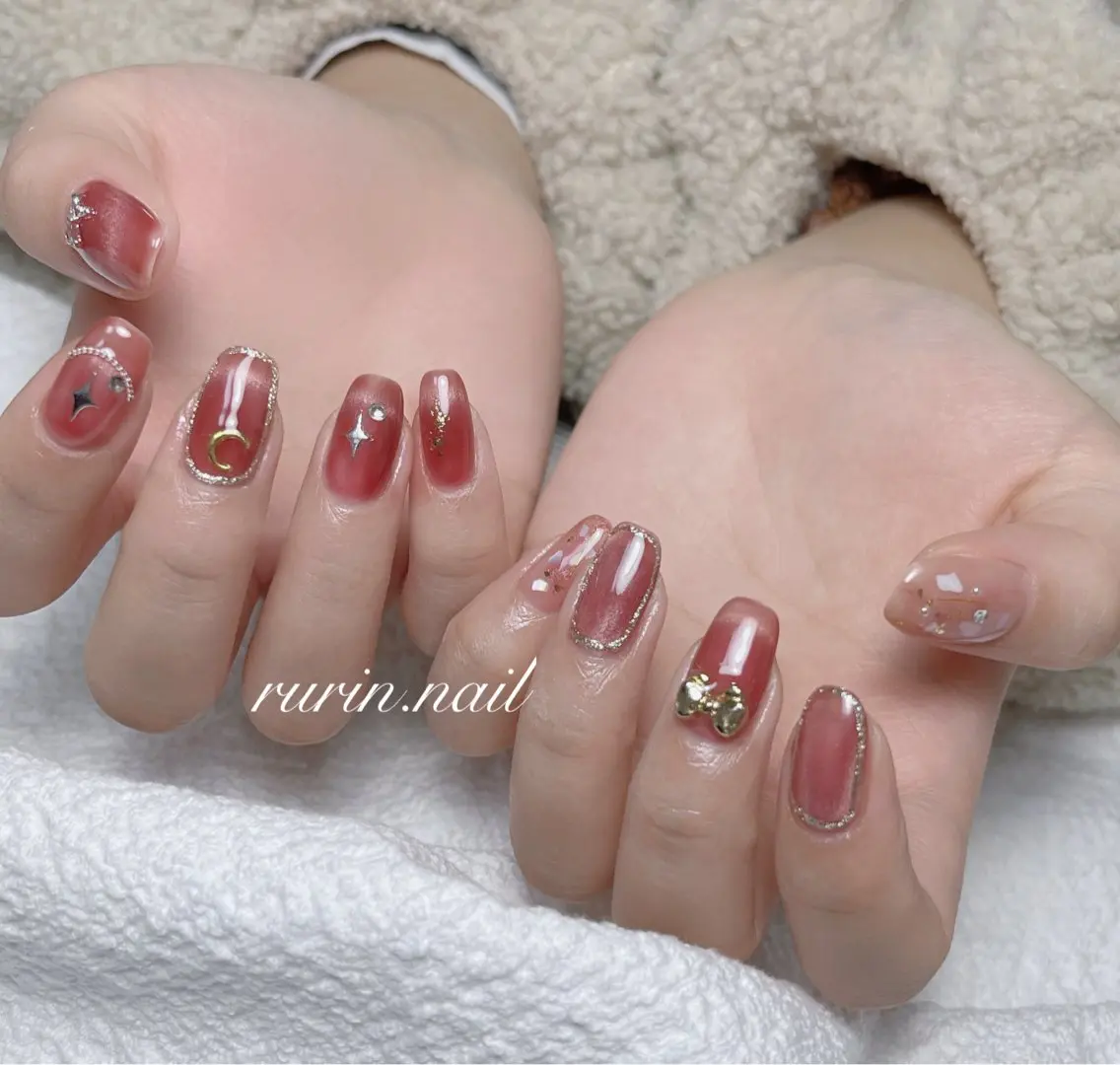 ネイル マグネットネイル ルリン サロン💅のネイルデザイン