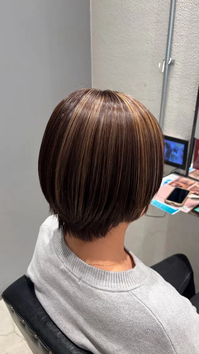 カラー 佐土原 さくらのヘアスタイル