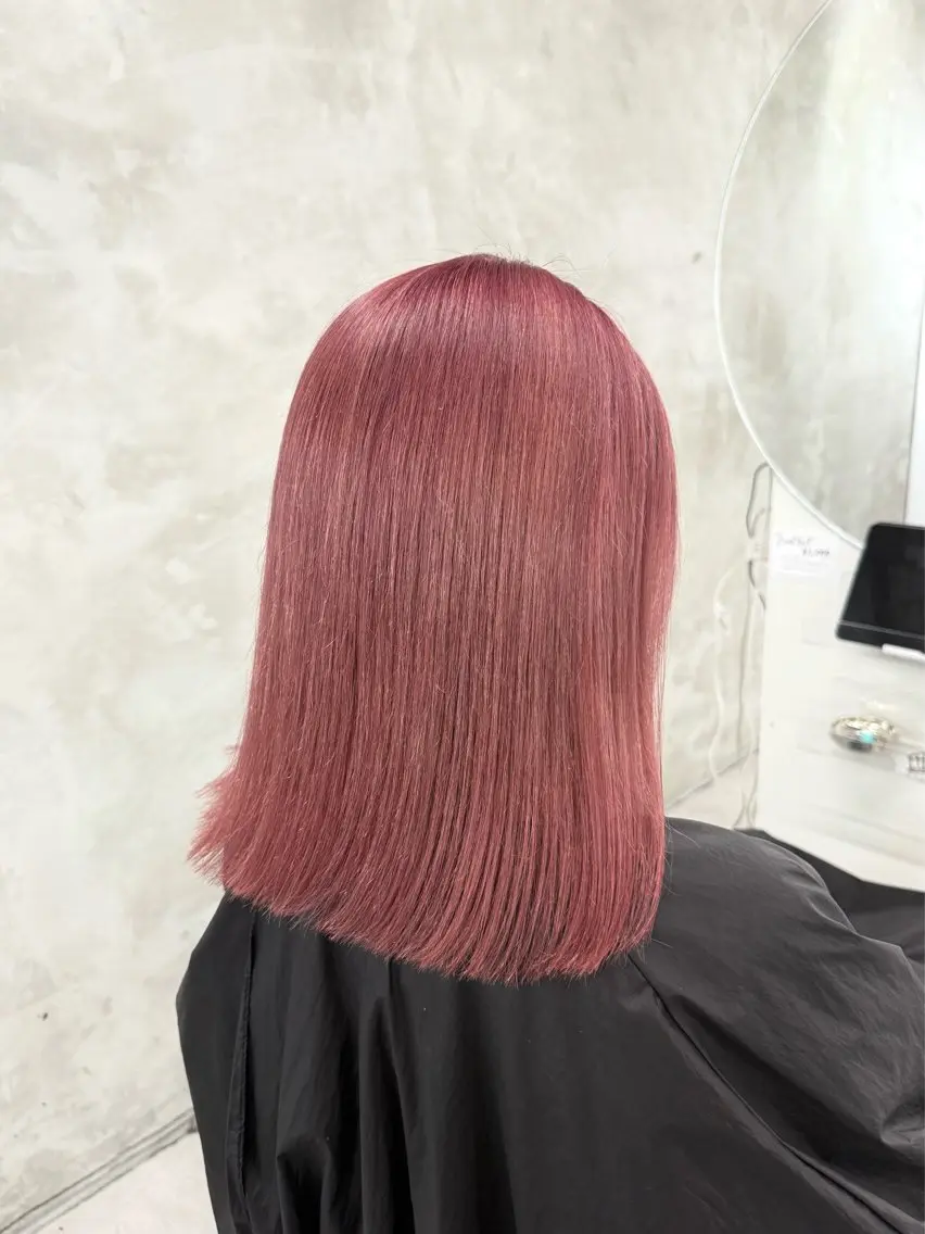 ミディアム カラー ヘアカラー トリートメント yuuna ✮ door whiteのヘアスタイル