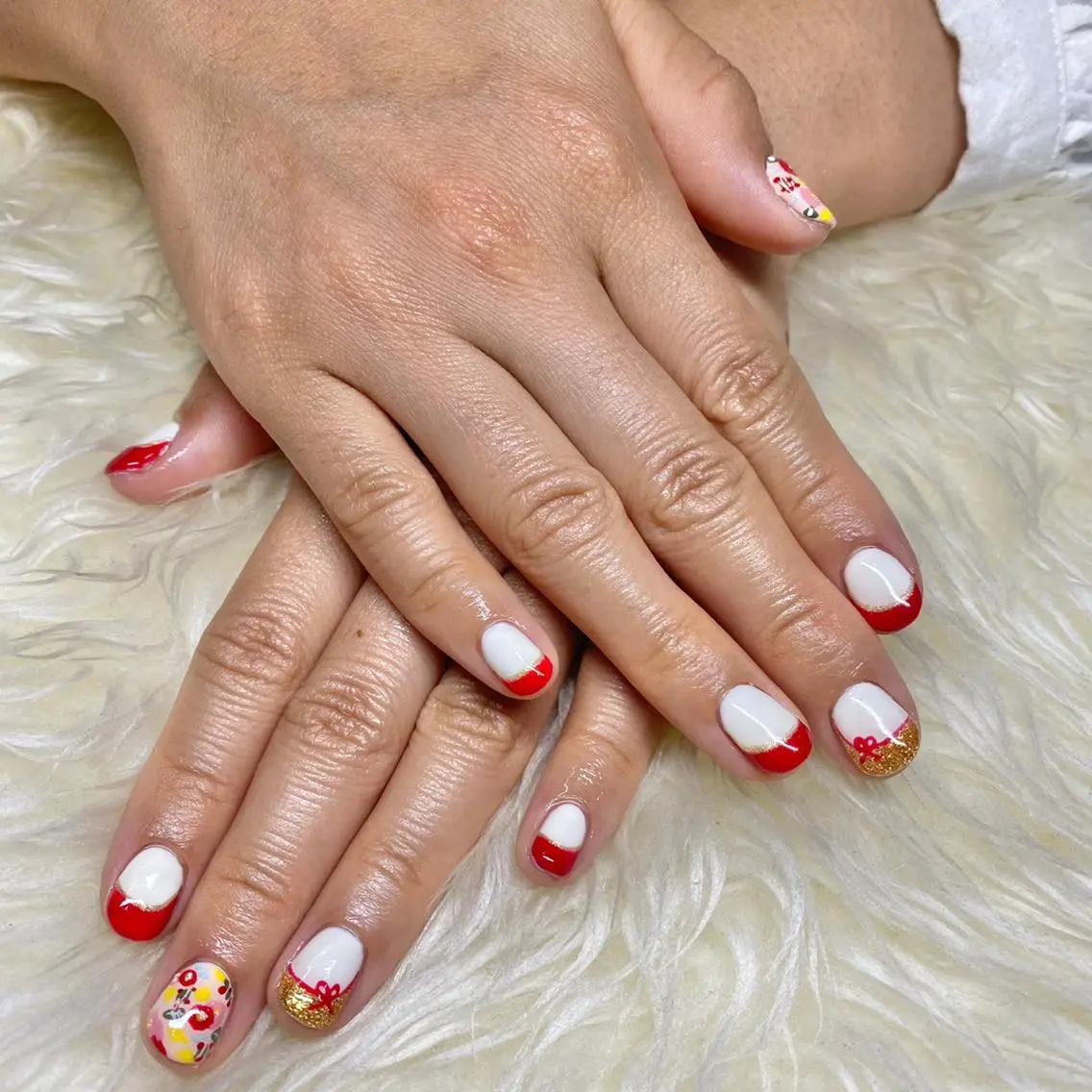 ネイル 持ち込み ハンドネイル Nail&eye Belire 新宿のネイルデザイン
