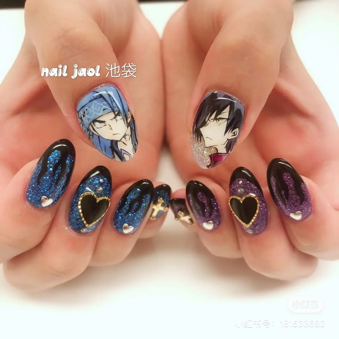 セミロング ネイルJaol 池袋のネイルデザイン