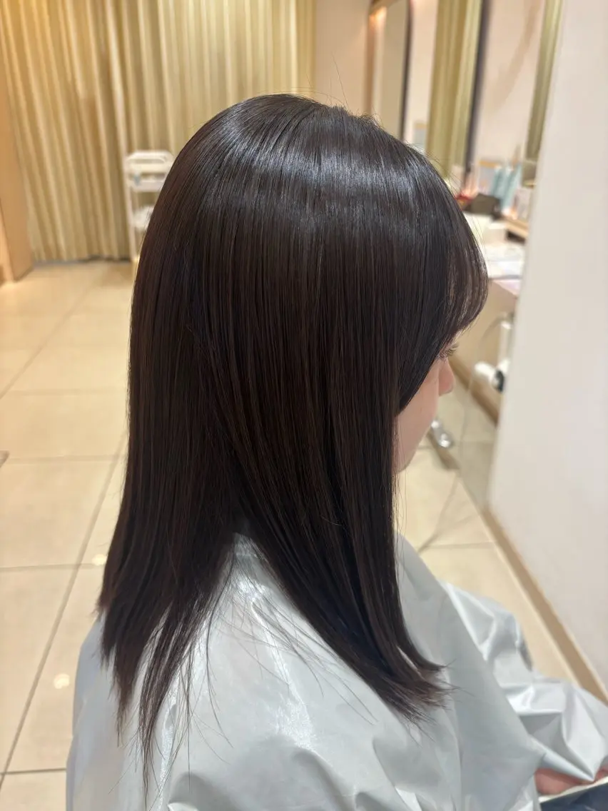 セミロング 川島 梨菜🌹のヘアスタイル