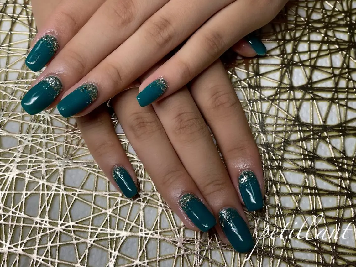 ネイル アートネイル 長さ出し ロングネイル ハンドネイル ハンドケア nail salon petillantのネイルデザイン
