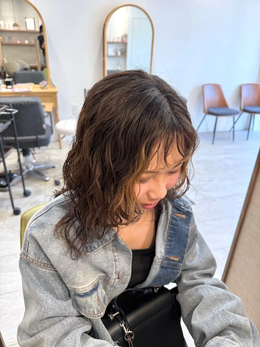 レディースパーマの写真