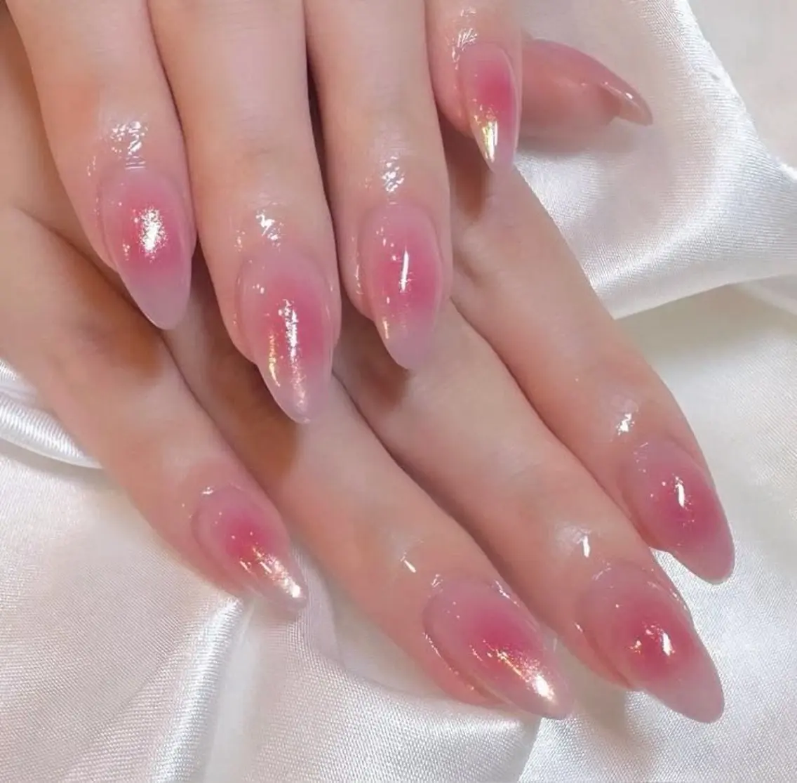 ネイル 韓国ネイル 持ち込み ニュアンスネイル ネイルチップ ハンドネイル Doraemi ANA.CHUOのネイルデザイン