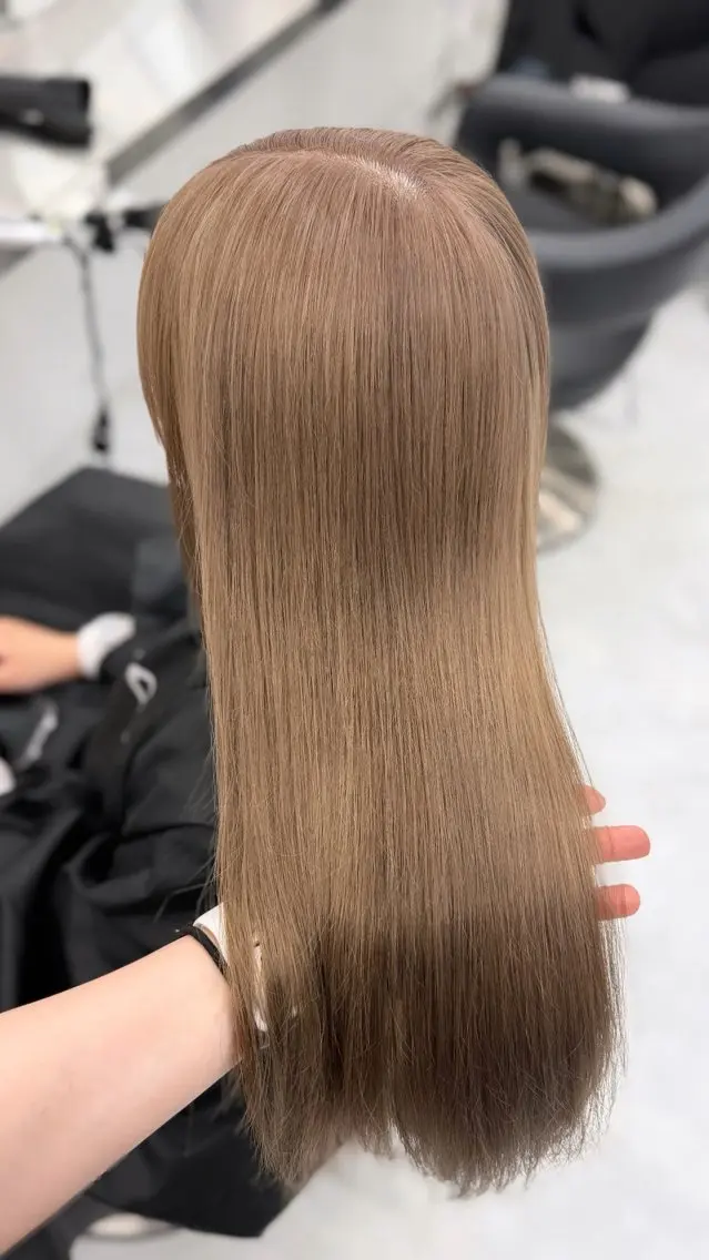 ロング カラー ヘアアレンジ ヘアカラー トリートメント ヘアセット 透明感カラー🎀艶髪 Anju/渋谷🎀のヘアスタイル