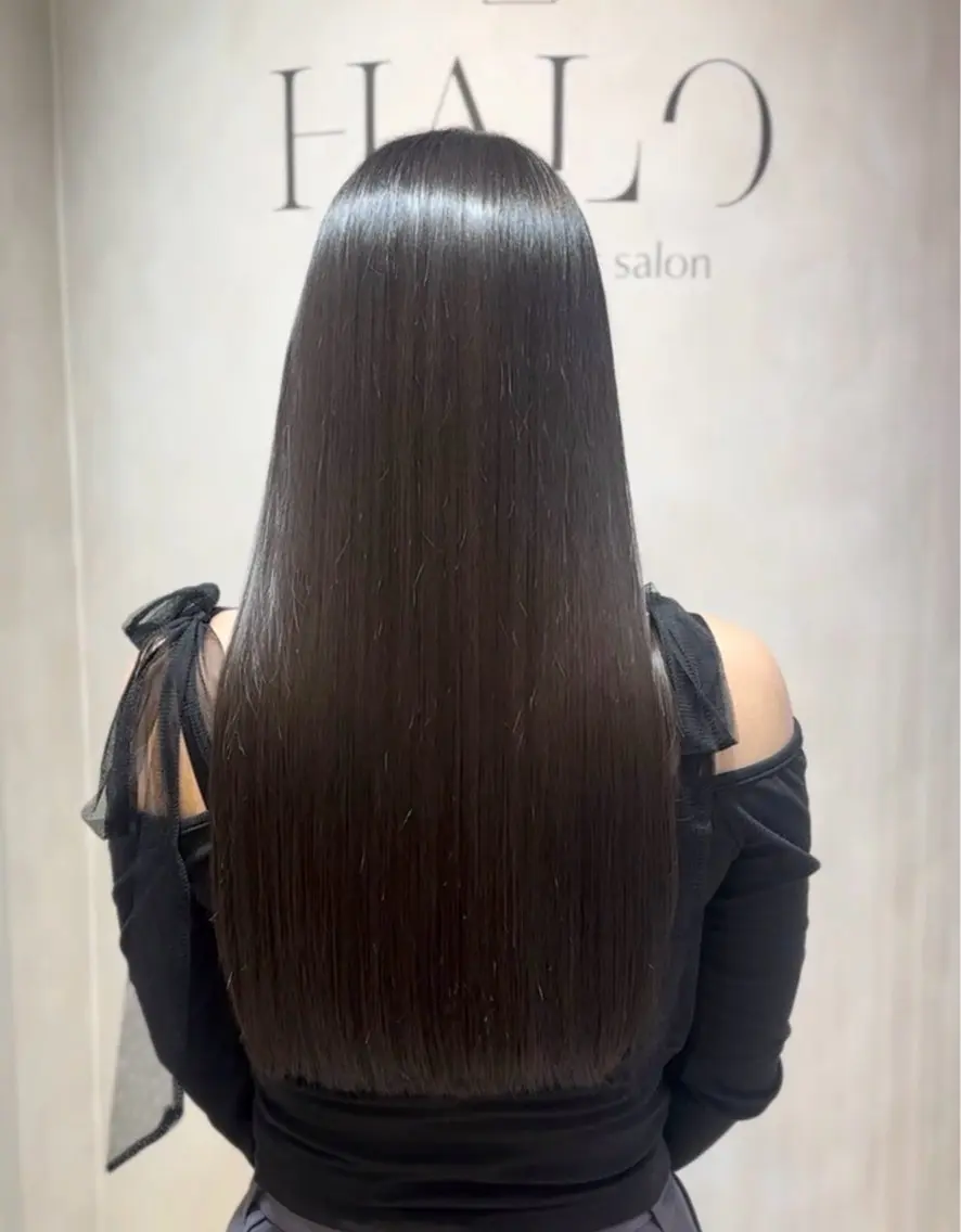 ロング 髪質改善 トリートメント HALO treatmentのヘアスタイル