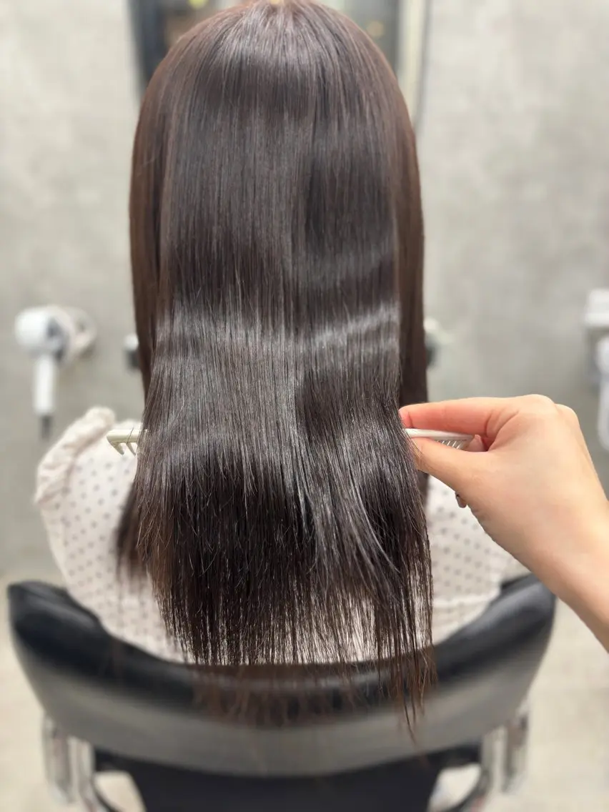 ミディアム トリートメント ヘアカラー 宮尾 星夢のヘアスタイル
