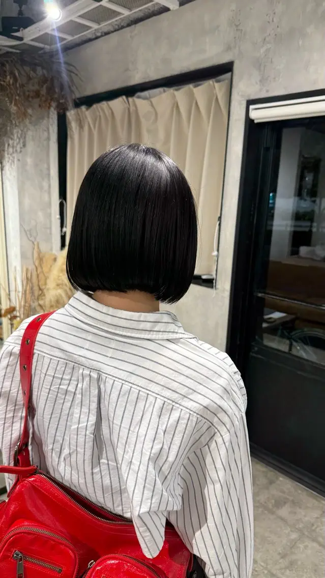 ミディアム カラー ヘアカラー 山本 彩美香のヘアスタイル