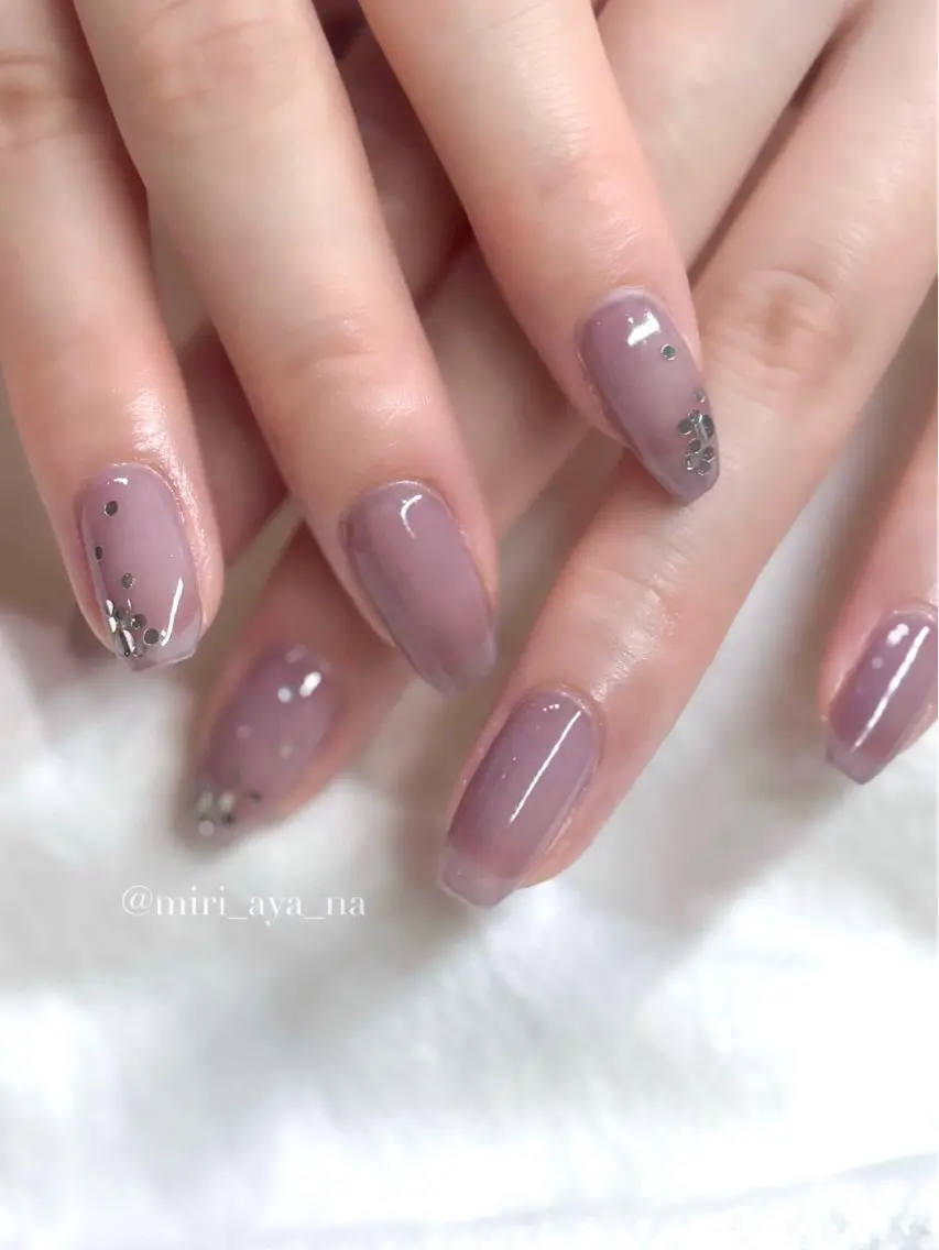 ネイル ハンドネイル 新宿代々木/キレイめ ちゅるん/miriのネイルデザイン