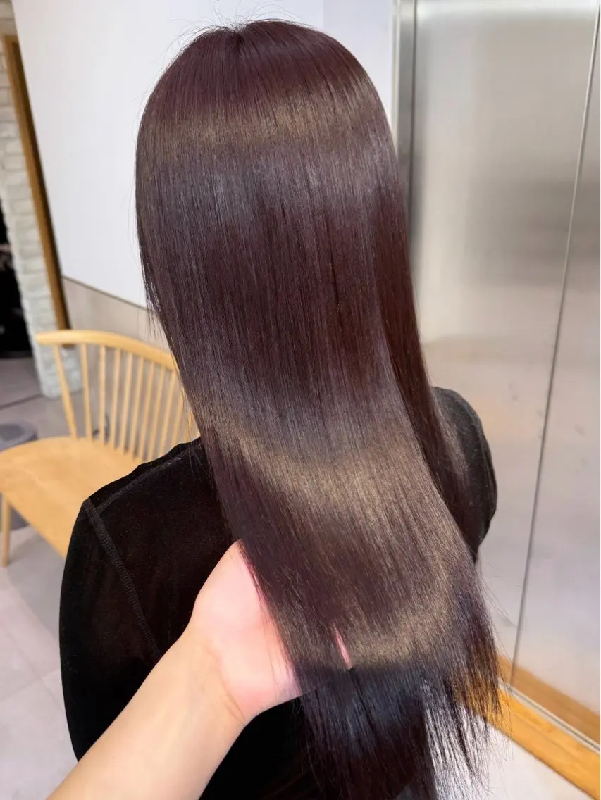 ロング ヘアカラー るな🩰 銀座暖色カラー♩🎀のヘアスタイル
