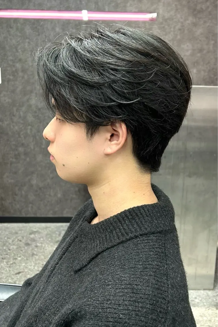 ショート カラー メンズ カット ヘアセット メンズスタイリスト 前田雄輝のヘアスタイル
