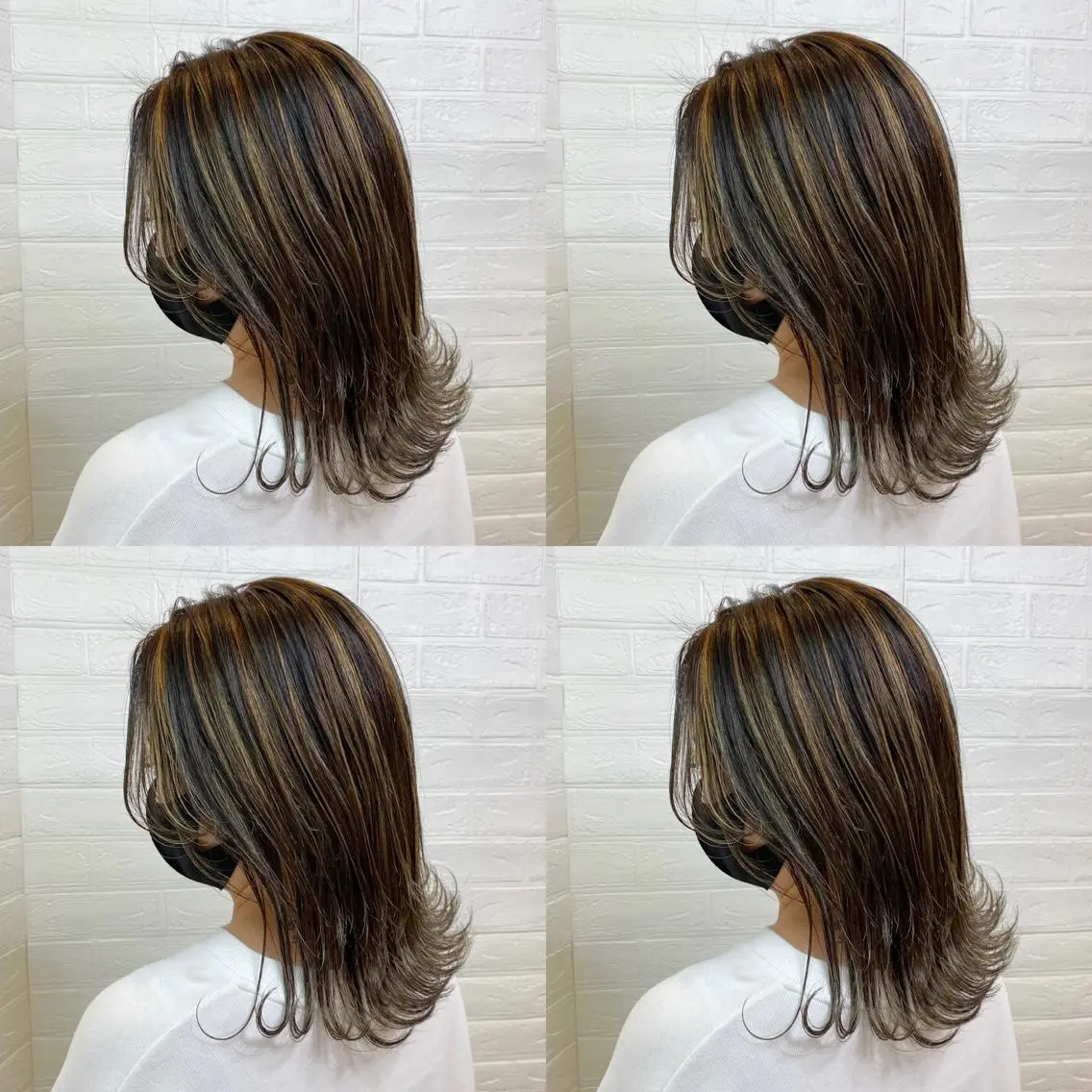 ミディアム 齋藤 らいのヘアスタイル
