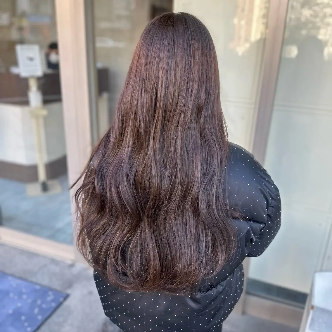 ロング カラー 平野 優菜 / minim 艶カラーのヘアスタイル