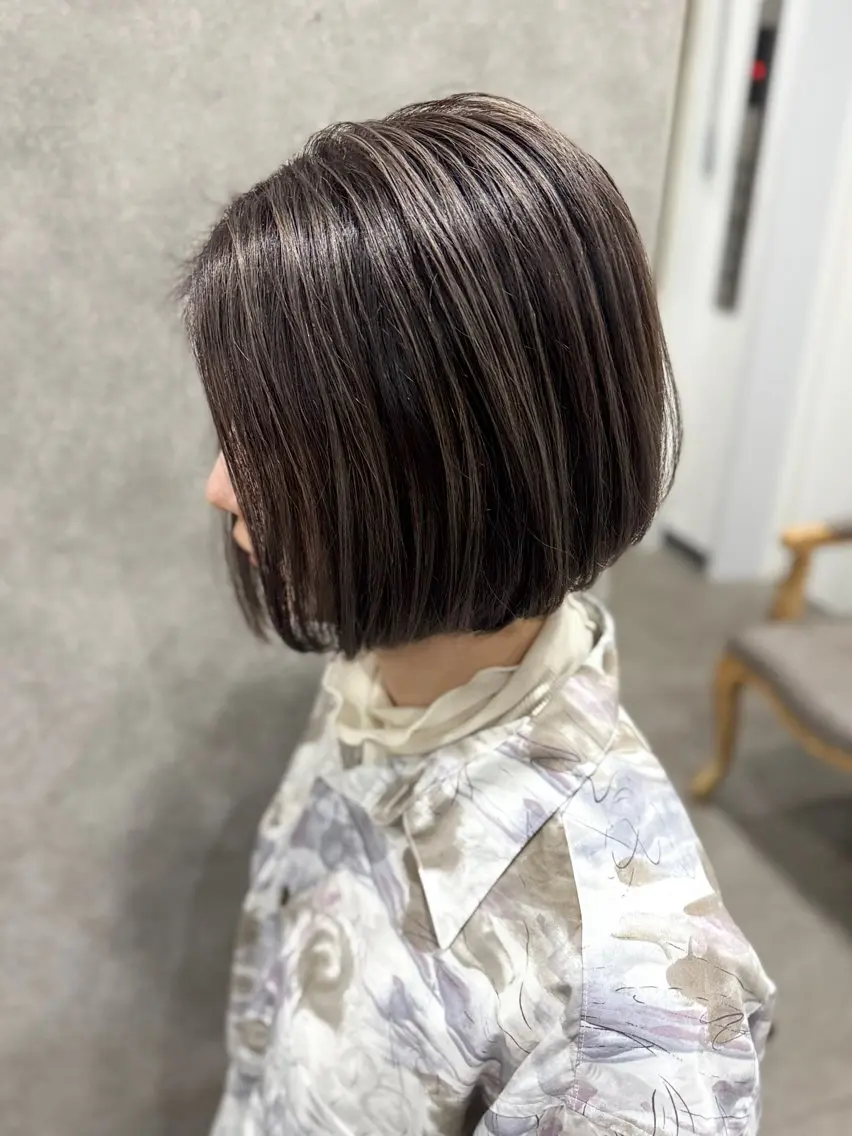 【外国人風】バレイヤージュカラー＋質感改善TRの写真