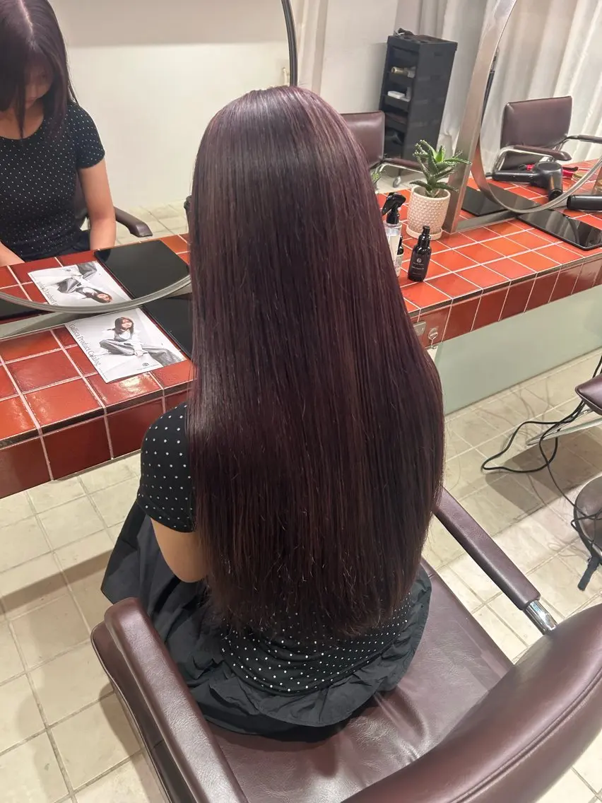 カラー さや/透明感カラー /カラーモデル募集中のヘアスタイル