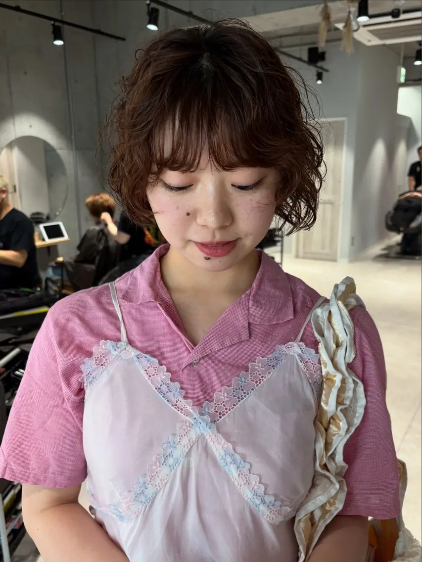 パーマ ショートボブ / kure🌼のヘアスタイル