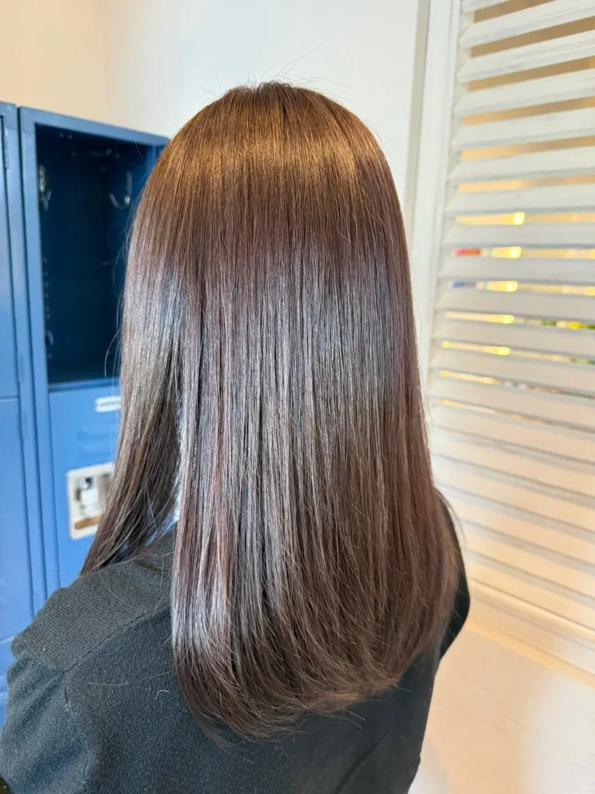 ロング カラー 太田 結愛のヘアスタイル