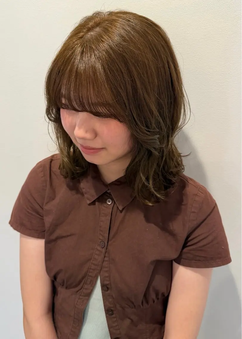 ミディアム カット ヘアカラー cocoro /kokiriのヘアスタイル