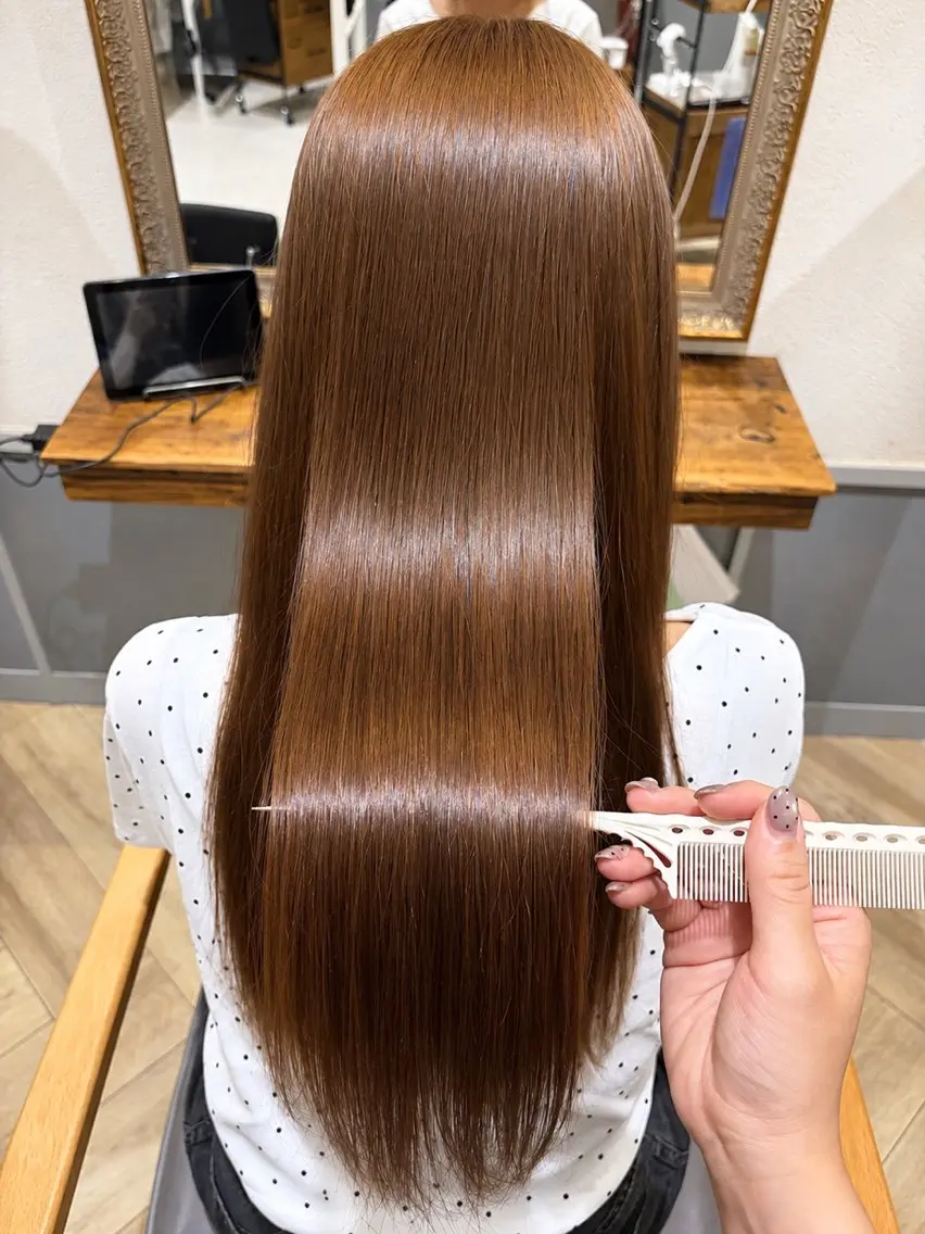 ロング カット ヘアカラー トリートメント 🤍ྀི筈井南美 /艶髪カラー🤍ྀིのヘアスタイル