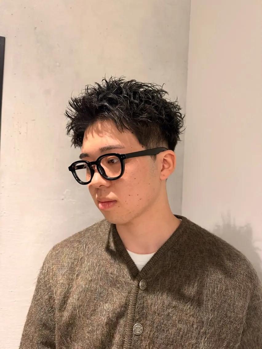 パーマ メンズ 岡田/メンズ特化/パ ーマ&ショートのプロのヘアスタイル