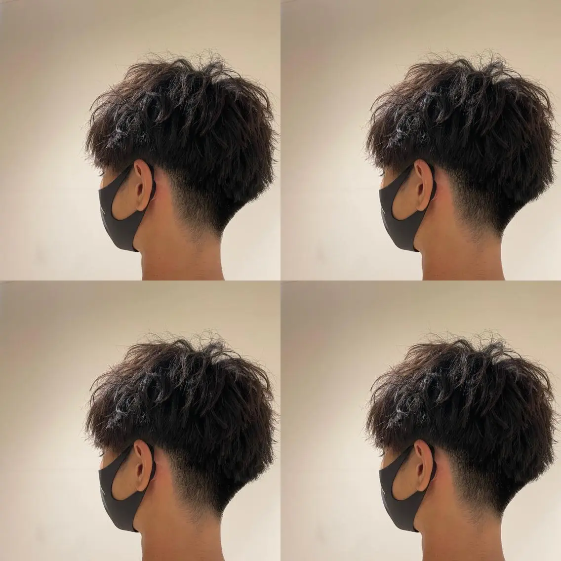 メンズ メンズ韓国風 韓国マッシュ マッシュ 優真/難波で 1番パーマが上手いのヘアスタイル