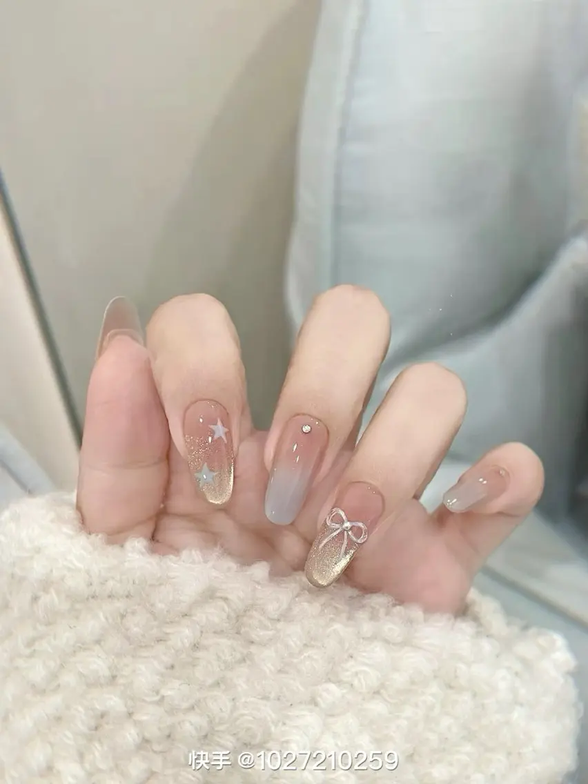 ネイル チークネイル 長さ出し フレンチネイル ガーリー 韓国ネイル sun nail池袋 モデル募集のネイルデザイン
