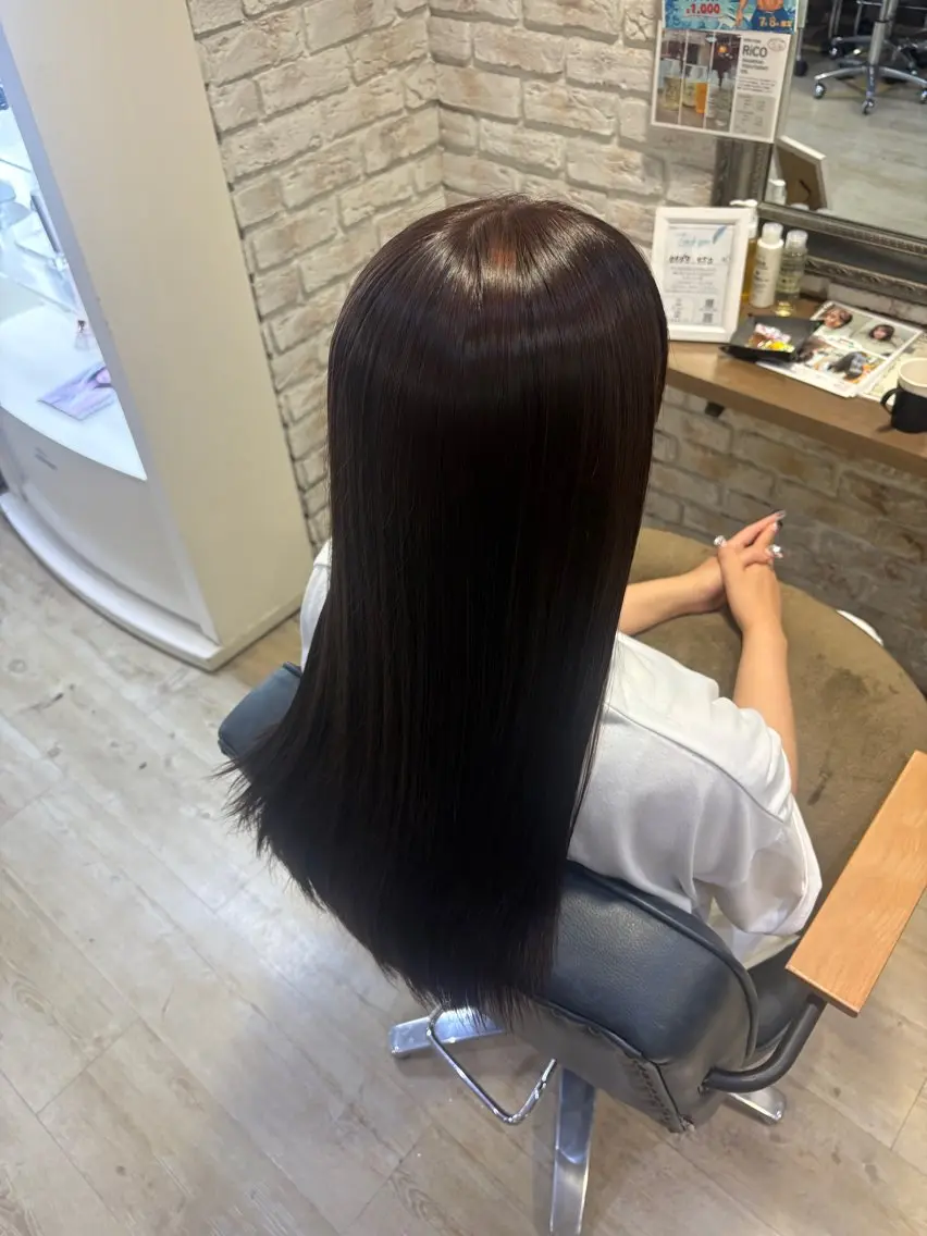 ロング カラー 髪質改善/縮毛矯正 💜COCORO💜のヘアスタイル