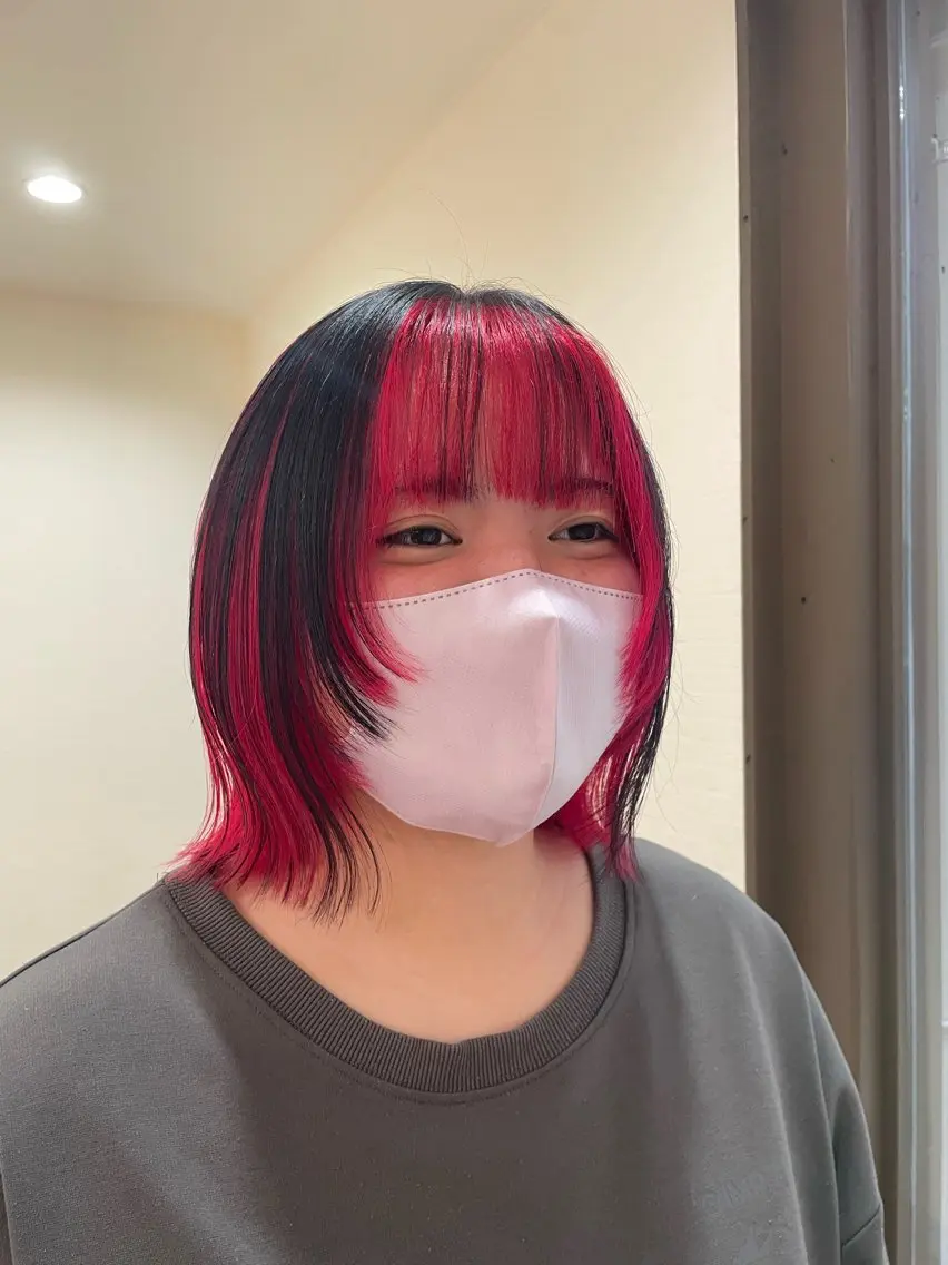 カラー ブリーチ ヘアカラー 金森 実海のヘアスタイル