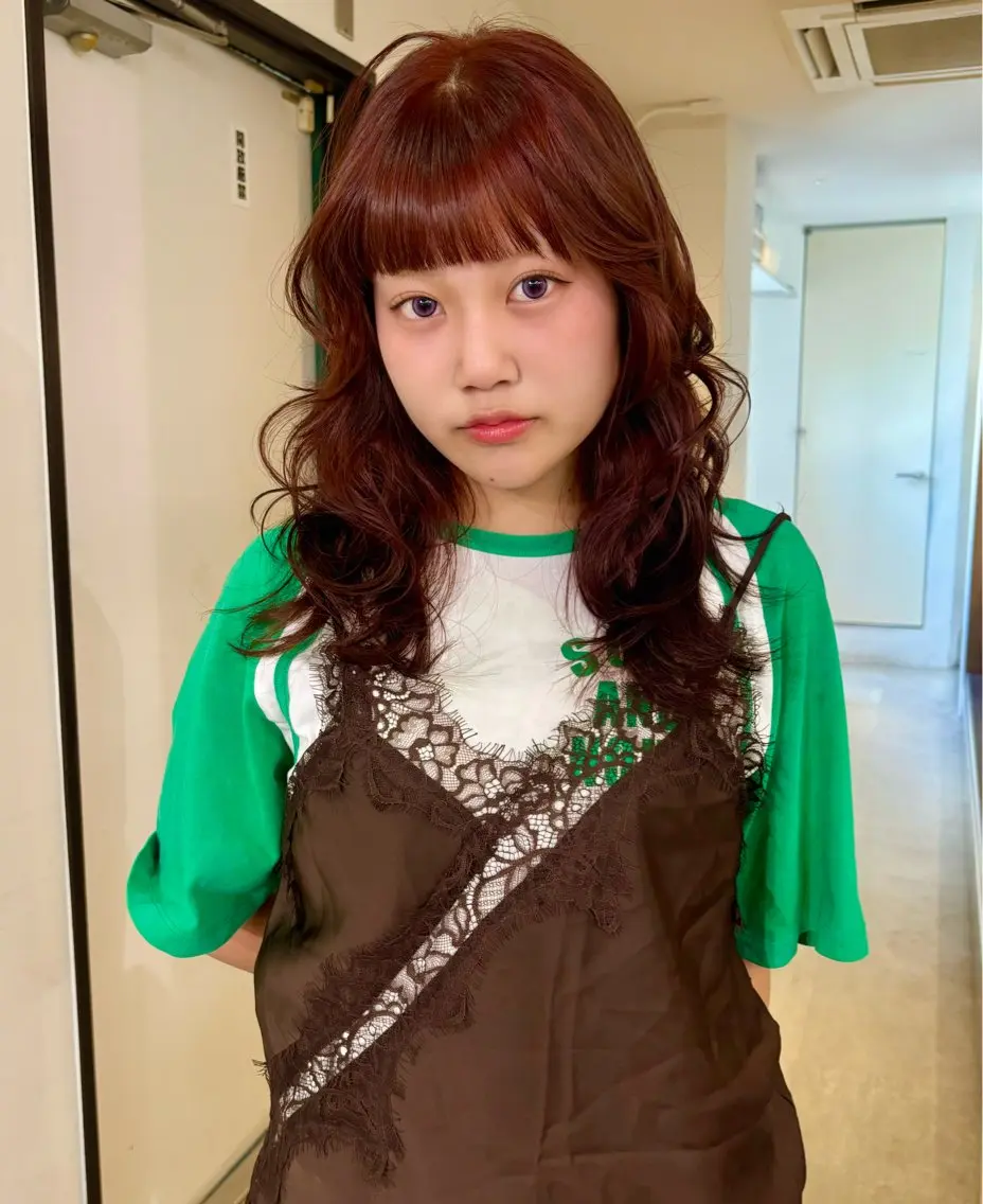ロング カラー ヘアカラー ナナ 福岡美容室のヘアスタイル