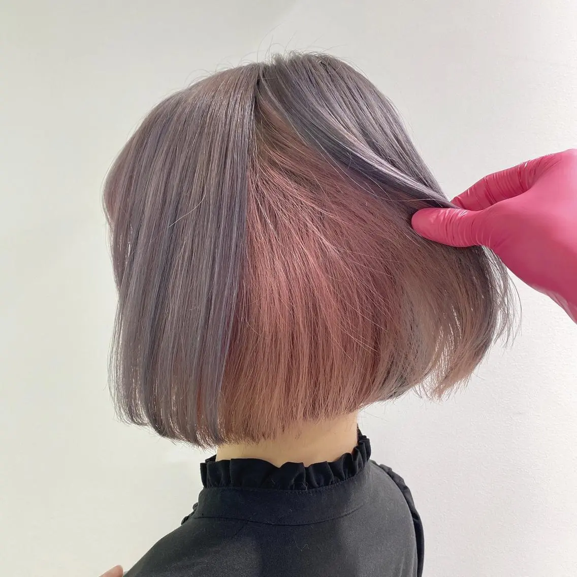 ショート カラー エフェクトブリーチ 🌟前澤啓太朗のヘアスタイル