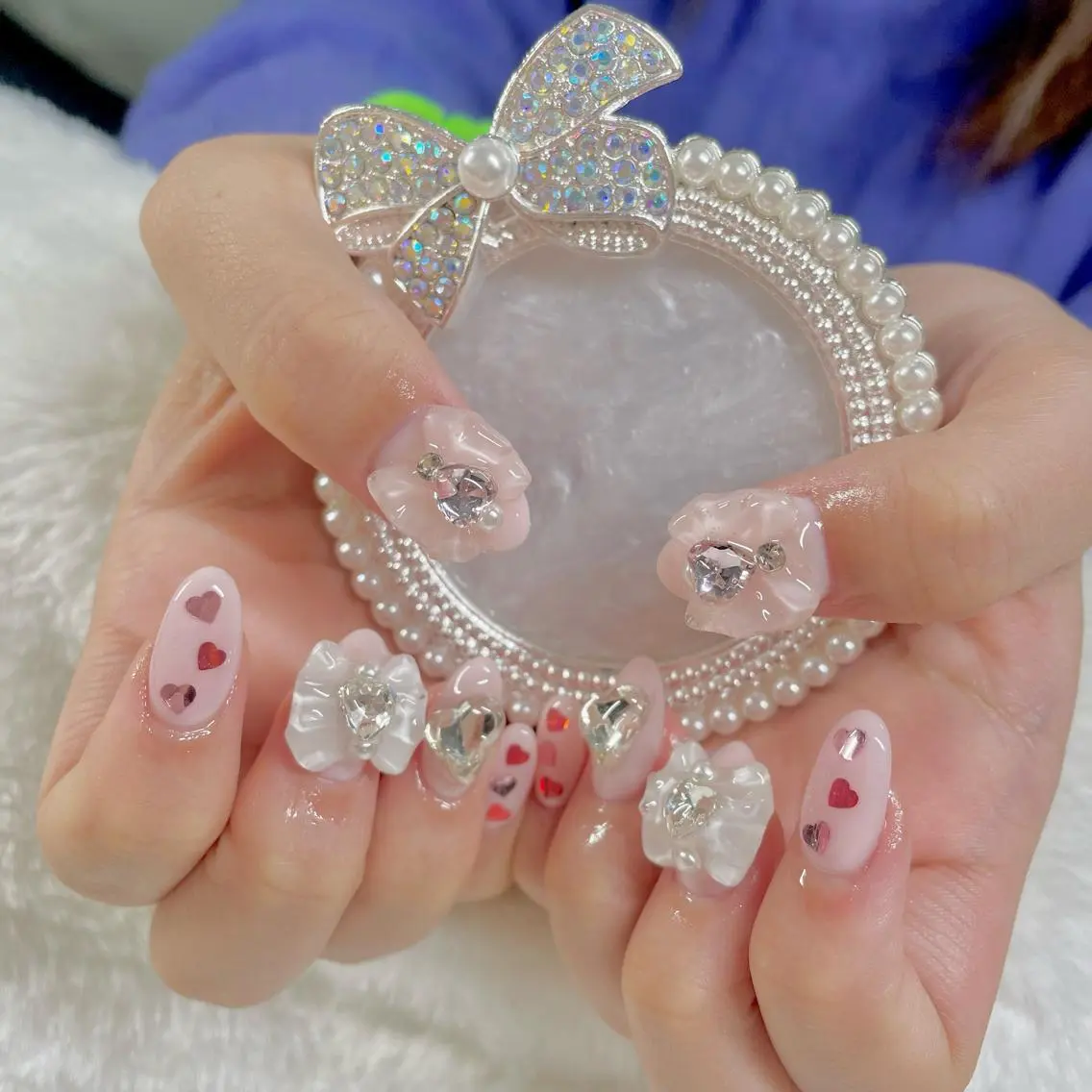 ネイル ジェルネイル リボン J terrace Nailのネイルデザイン