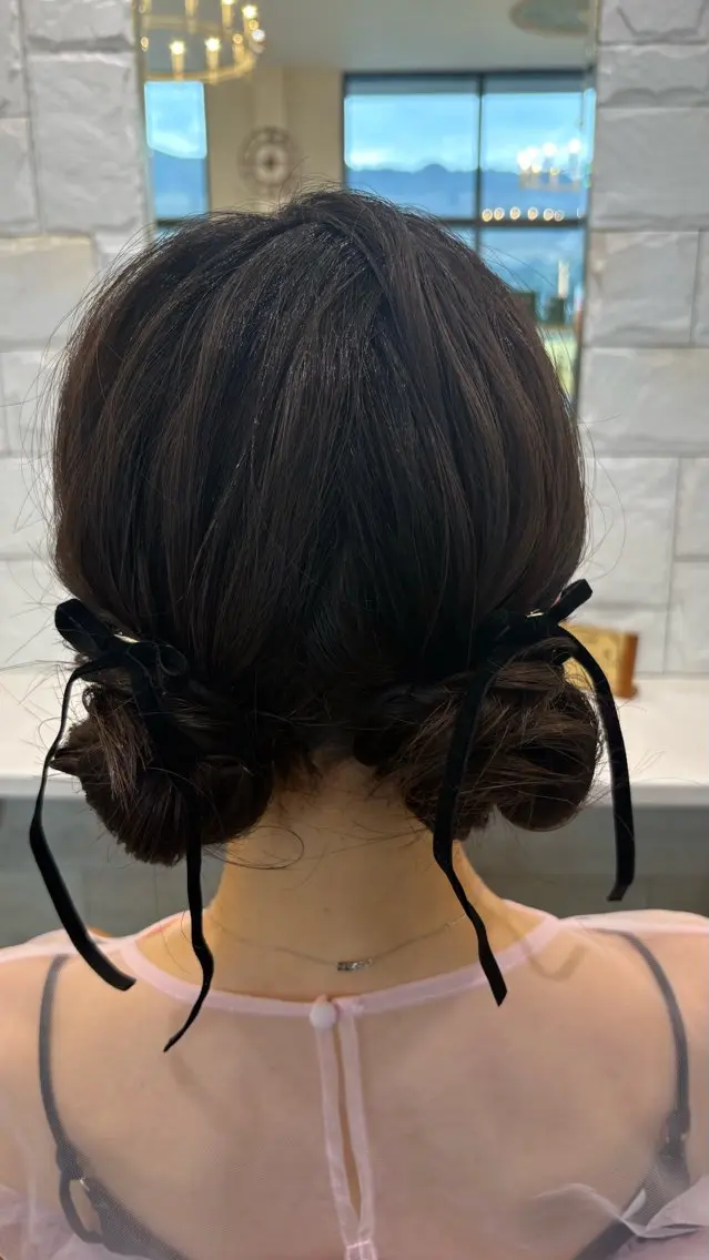 ヘアアレンジ ヘアセット 🫧美髪&髪質改善 𝔼𝕀𝕄𝕀🫧のヘアスタイル