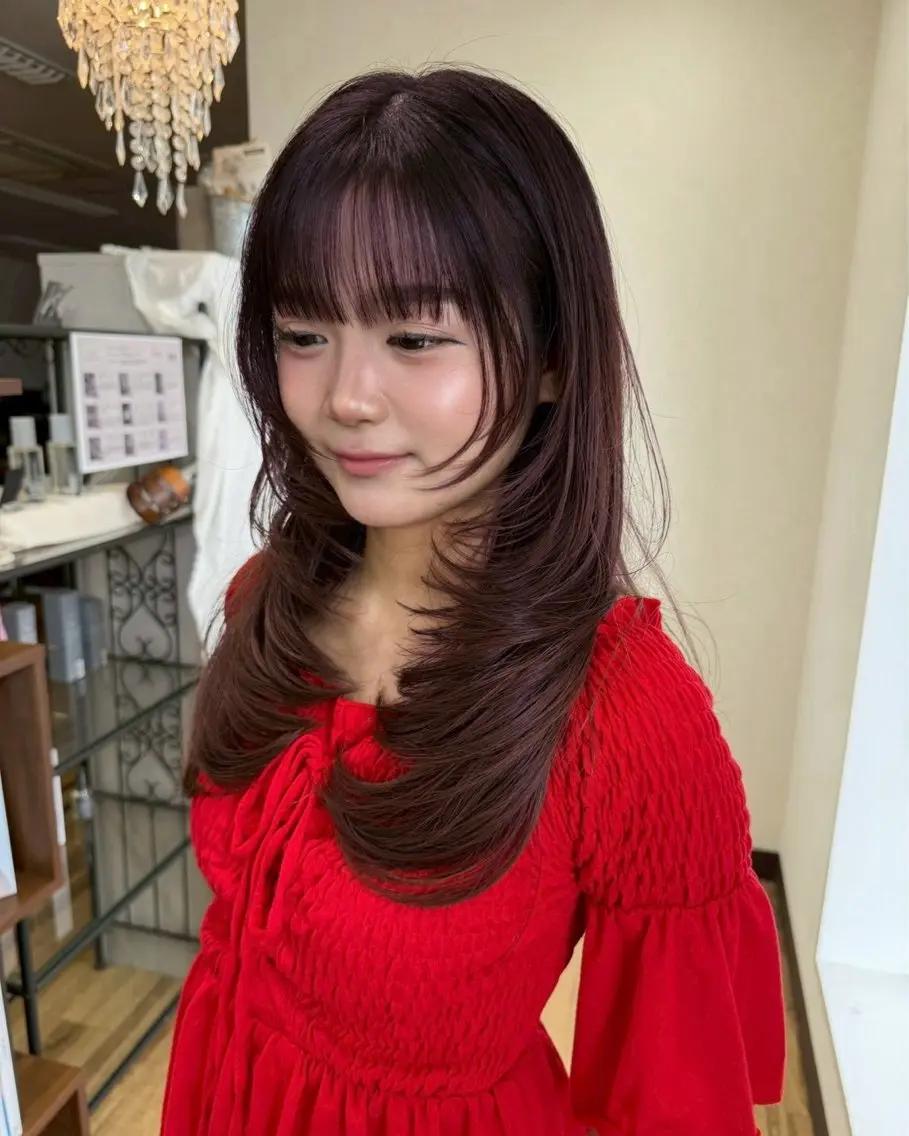 ロング ヘアカラー début 【ももか】のヘアスタイル
