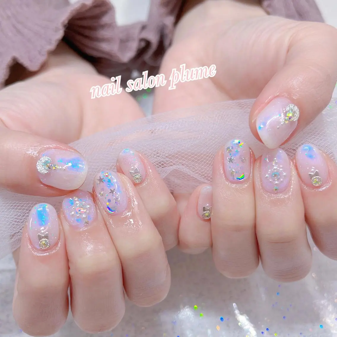 ネイル ハンドネイル plume nail ☆韓国ネイルのネイルデザイン