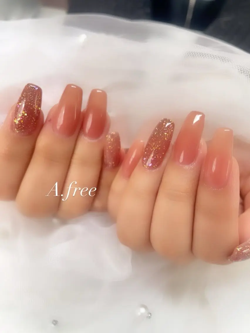 ネイル ジェルネイル A.free✧*｡ アレルギー対応✧*｡のネイルデザイン