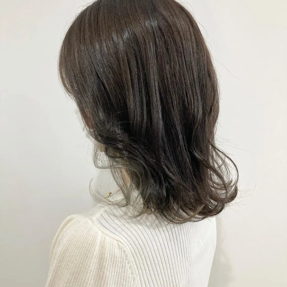 ミディアム カラー イヤリングカラー お洒落パーマ/ 艶カラー/michiのヘアスタイル